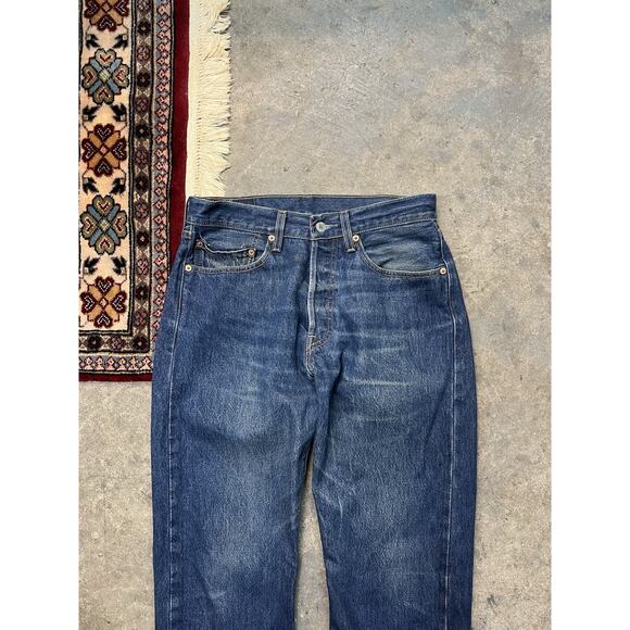 Levis 501 XX Vintage 2003 Jeans Button Fly Dark Wash Fade Men’s 31x32.5 - Picture 3 of 11